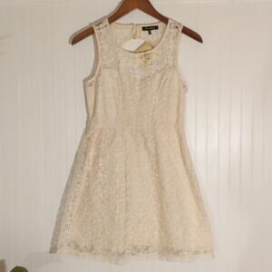 White Lace Cocktail Dress